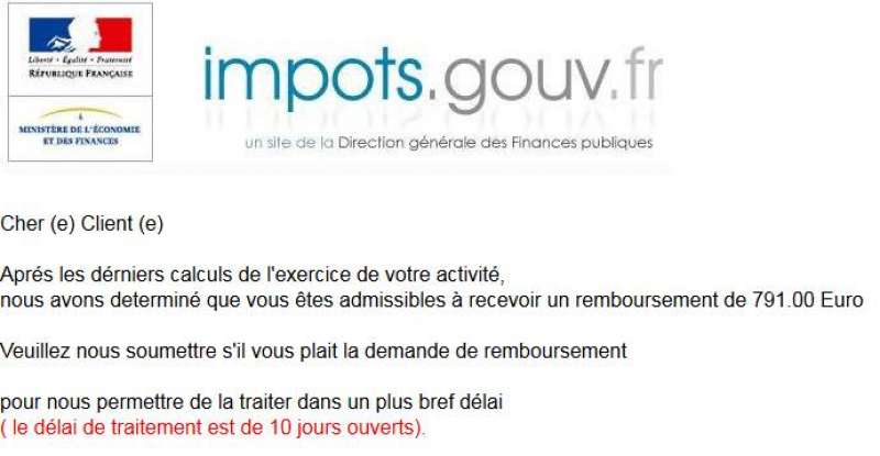 INFO@IMPOTS.GOUV.FR | 8 Signalements | 11 Commentaires