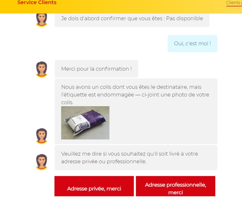 0617293382 | Livraison Colis | Arnaque Identité (Phishing)