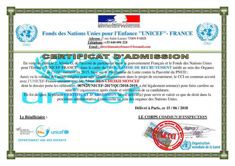 Departement Unicef France Outlook Fr 0644696224 Directionunicefrance Foxmail Com Arnaque Emploi 7 Commentaires