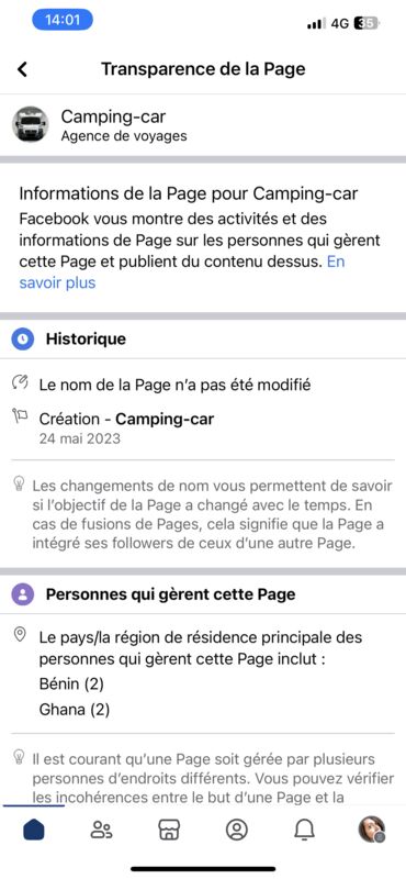 Camping-car | 4 Signalements | 11 Commentaires