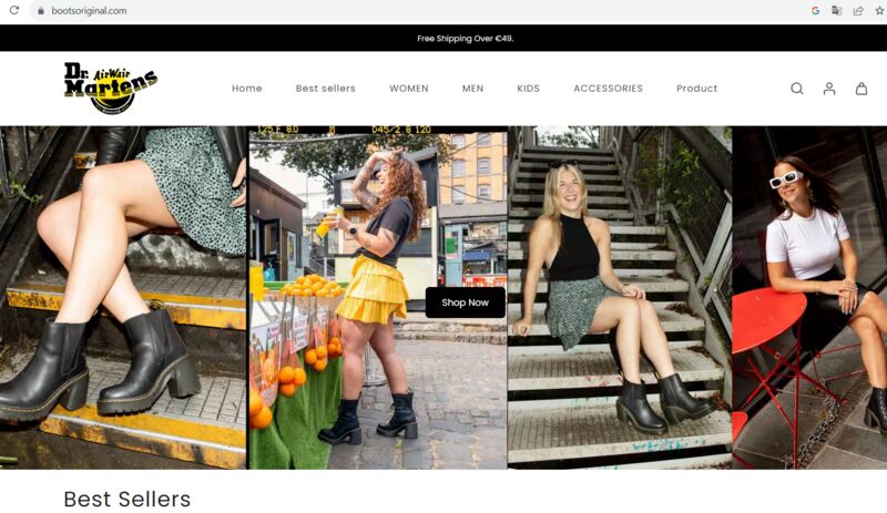 Dr martens shop vente online avis