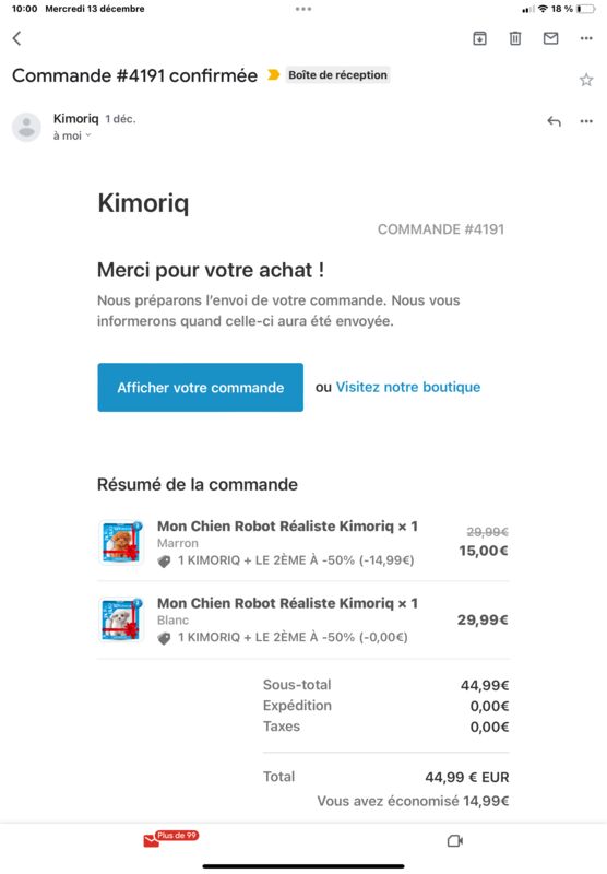 kimoriq.com, Arnaque site annonce