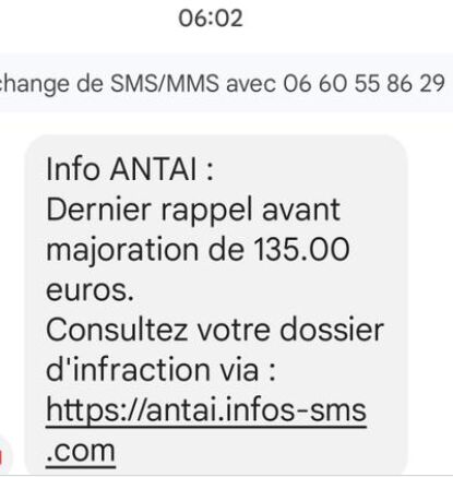 Antai Infos Sms Com Info Antai Signalement